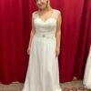 Vestido Novia Largo Con Encaje Detalle Cintura