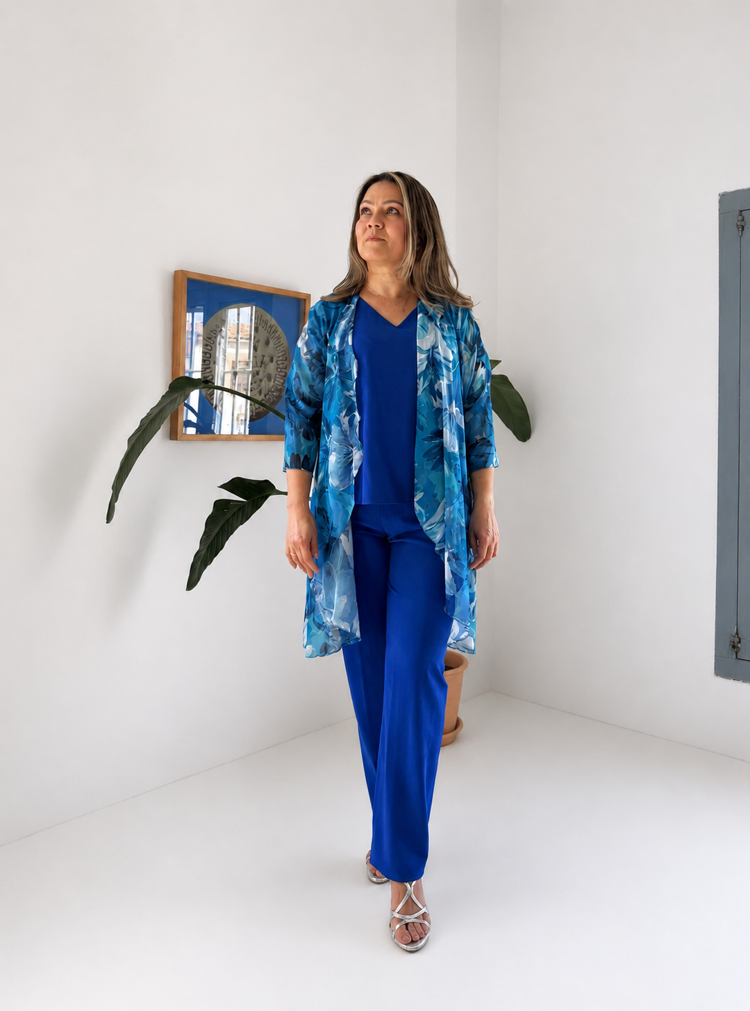 Cuerpo Pantalón y Levita Estampada