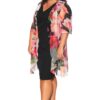Vestido Corto Negro Con Levita Estampada