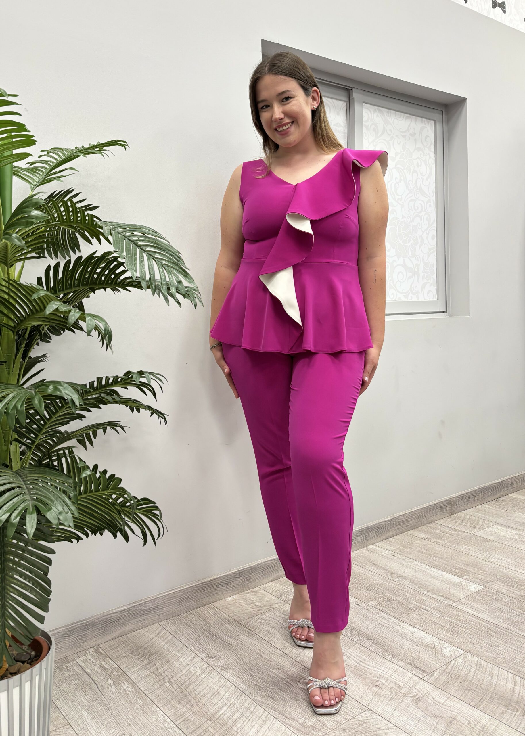 Conjunto Cascada Fucsia