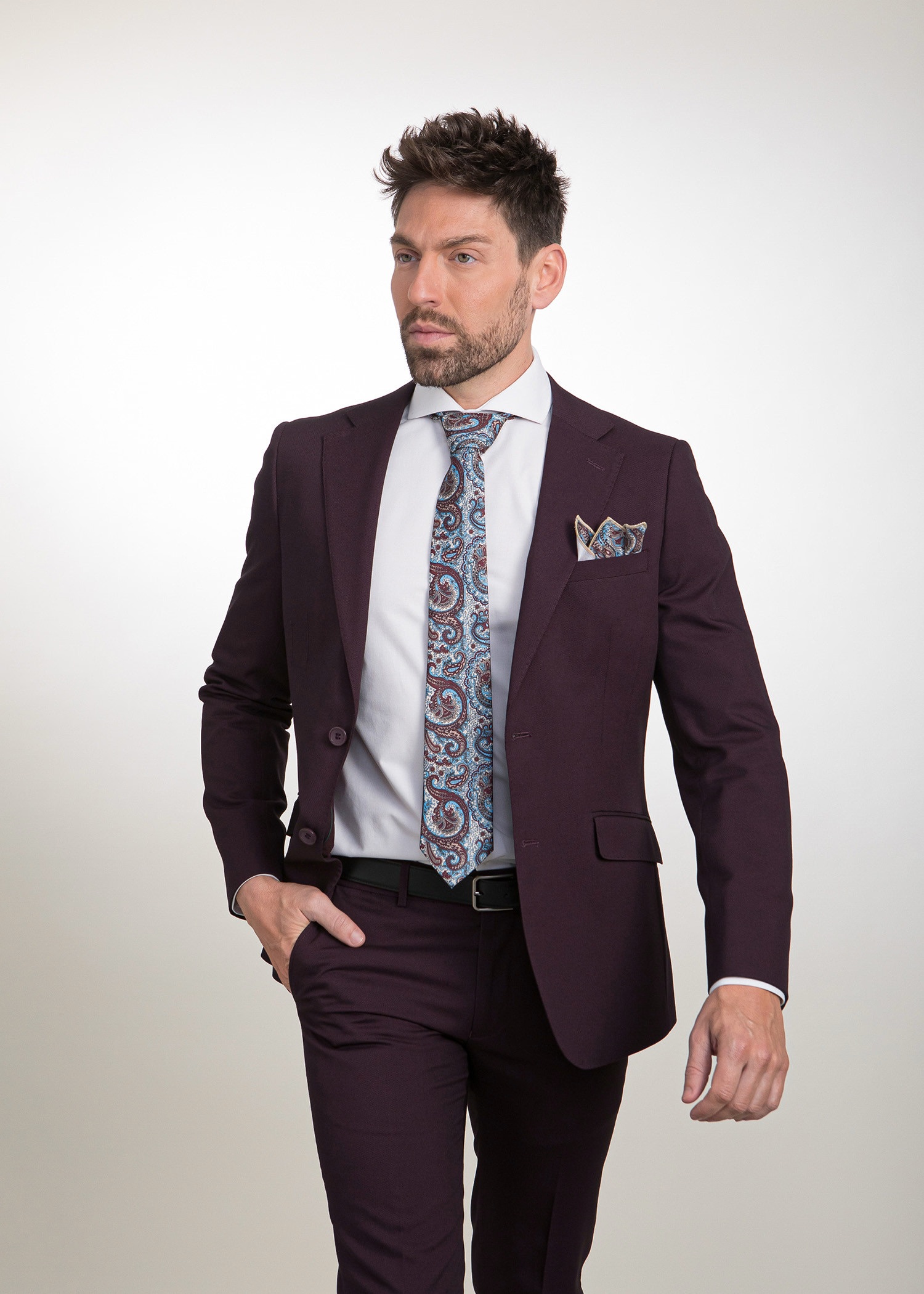 Traje Slim Fit Granate
