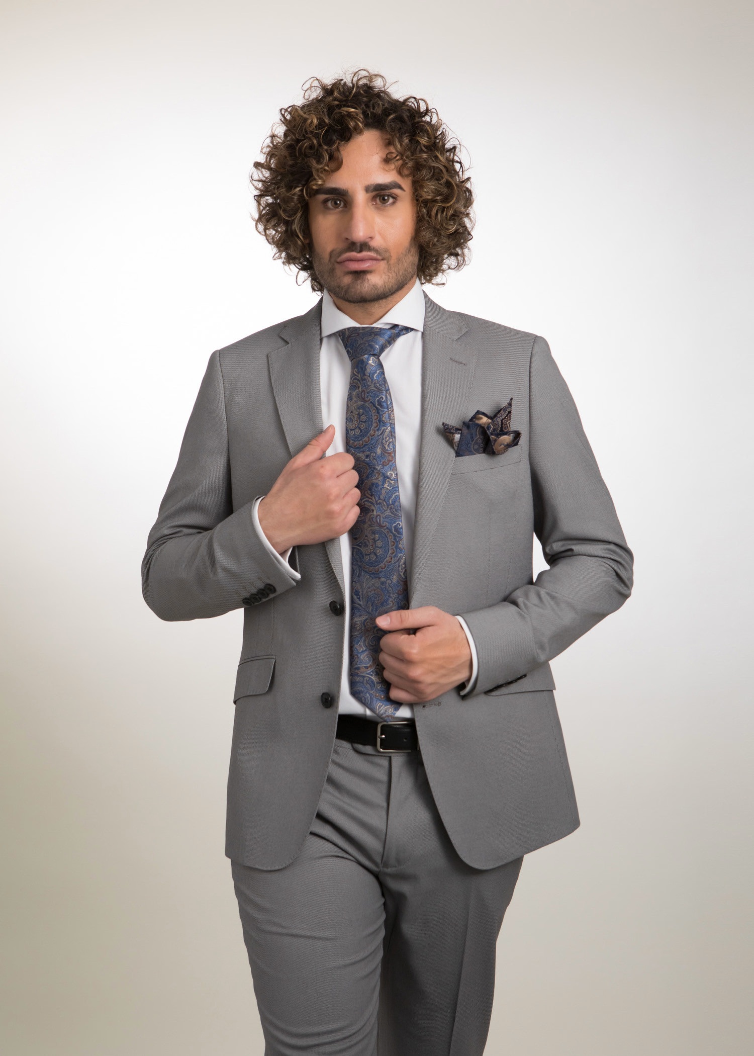 Traje Slim Fit Gris
