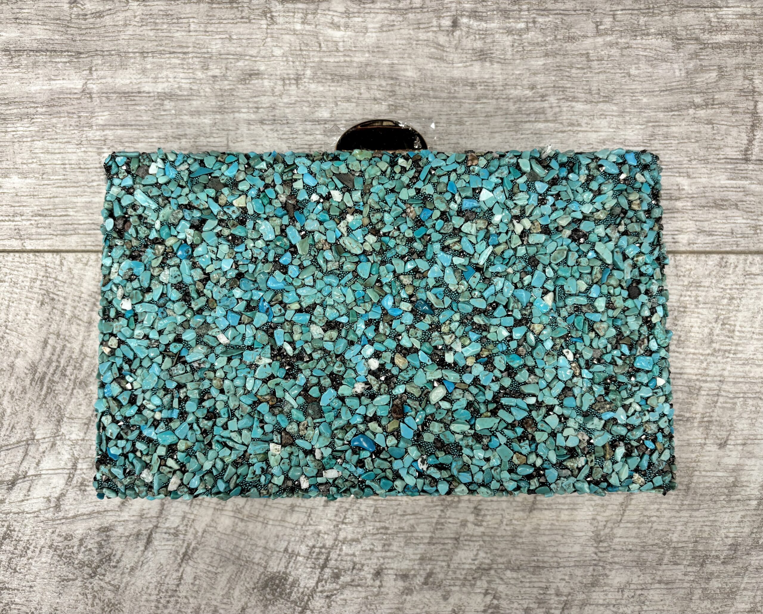 Bolso Pedrería Turquesa