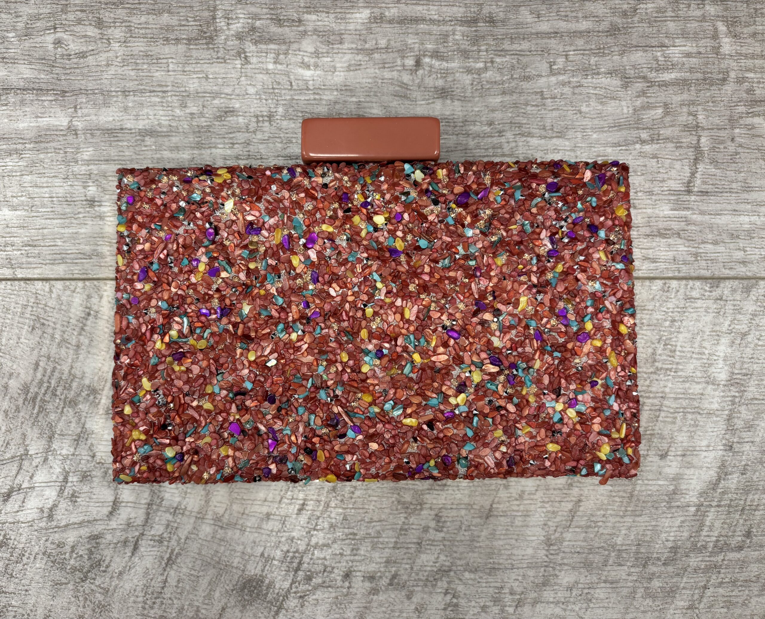 Bolso Pedrería Coral