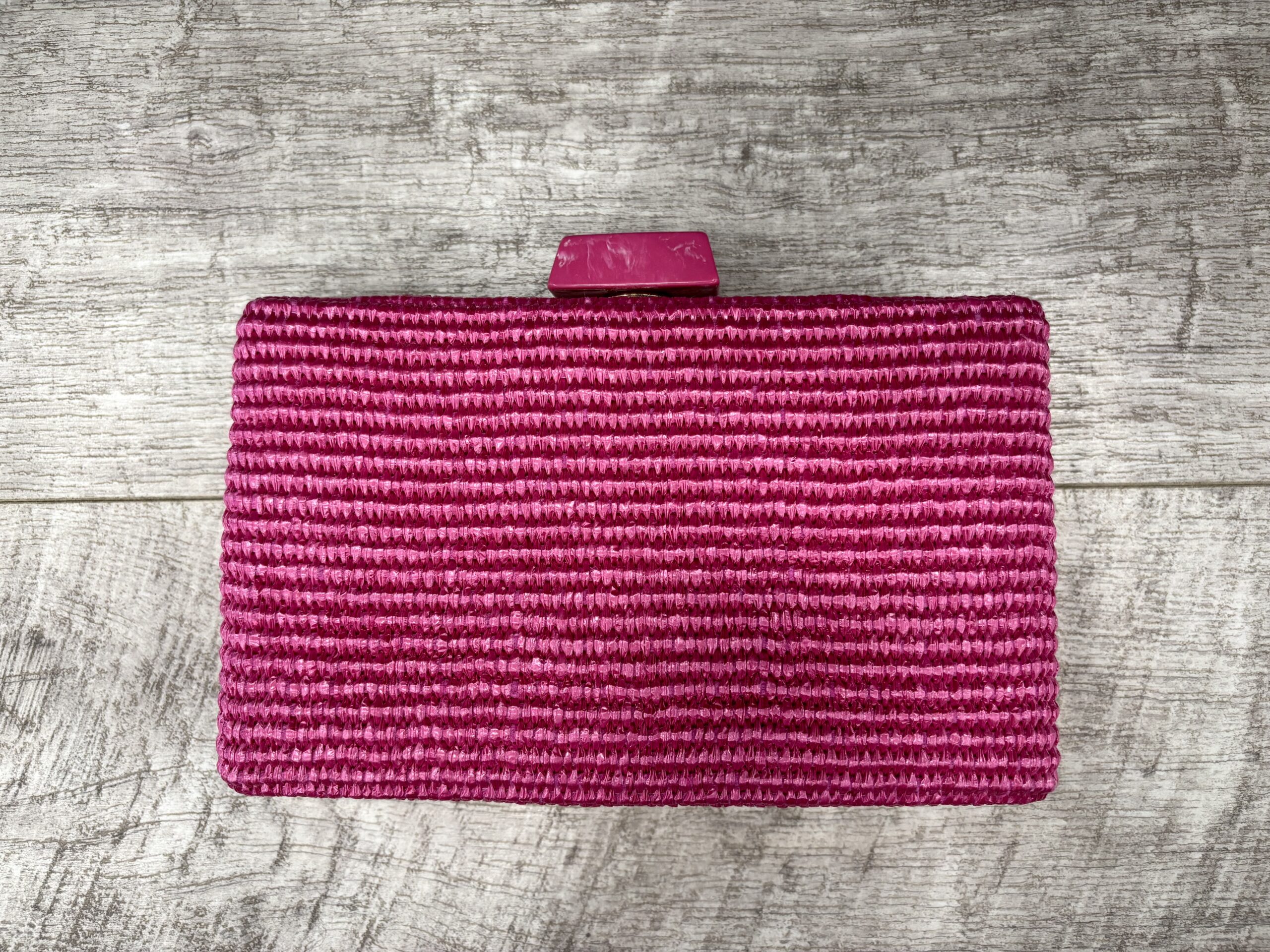 Bolso Rafia Fresa