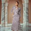Vestido Estampado Beige
