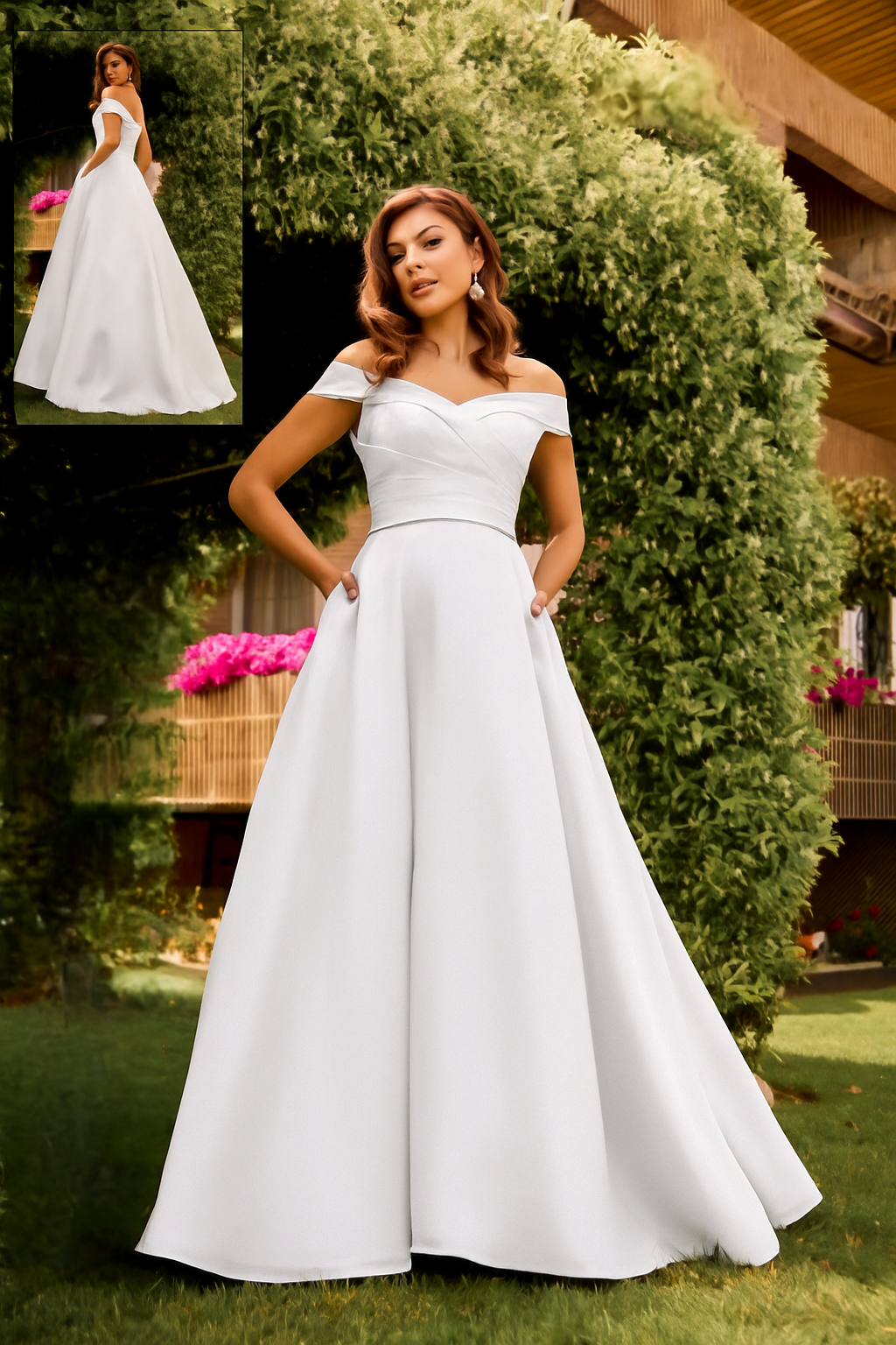 Vestido Novia Palabra de Honor