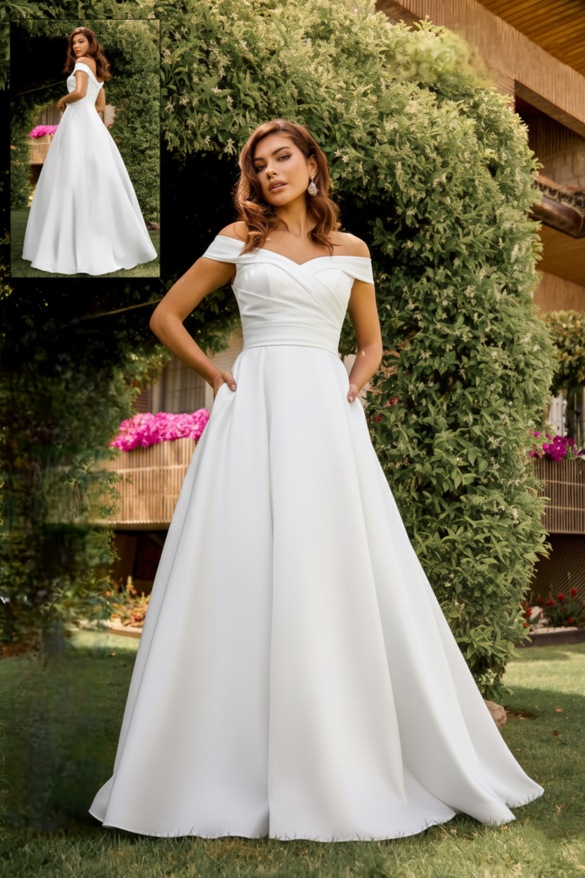 Vestido Novia Palabra de Honor