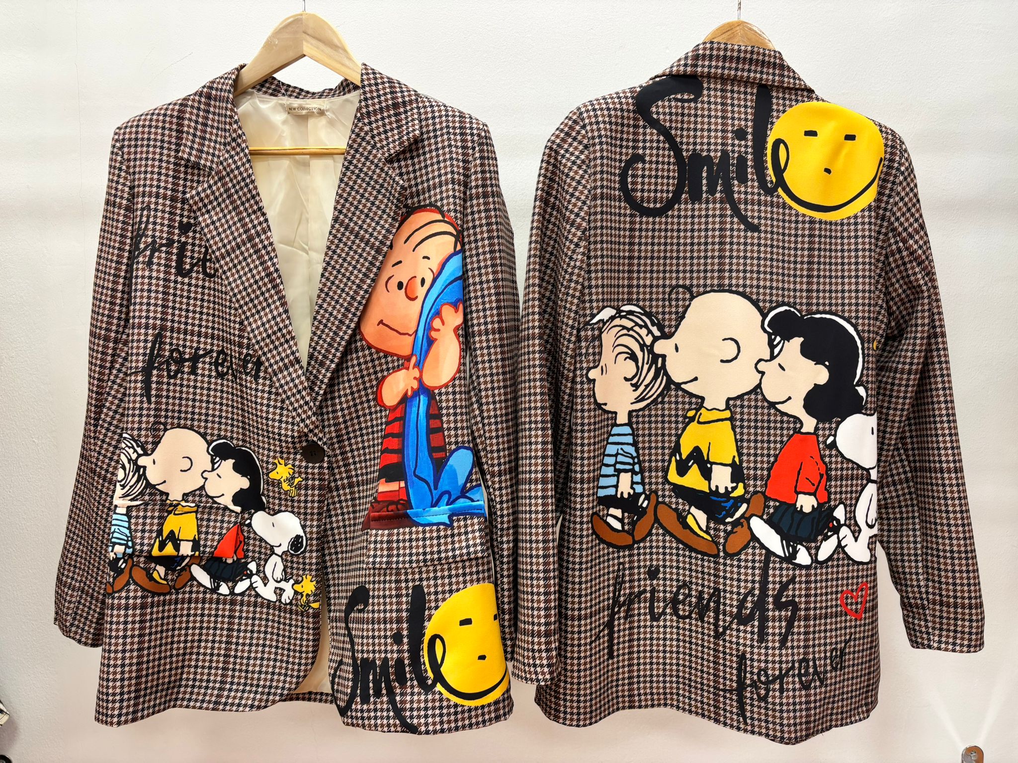 Americana Oversize Cuadros Smile