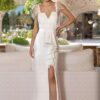 Vestido de Novia Tirante Plumas