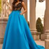 Vestido Estilo Princesa Con Cuerpo de Encaje