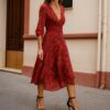 Vestido midi caldera