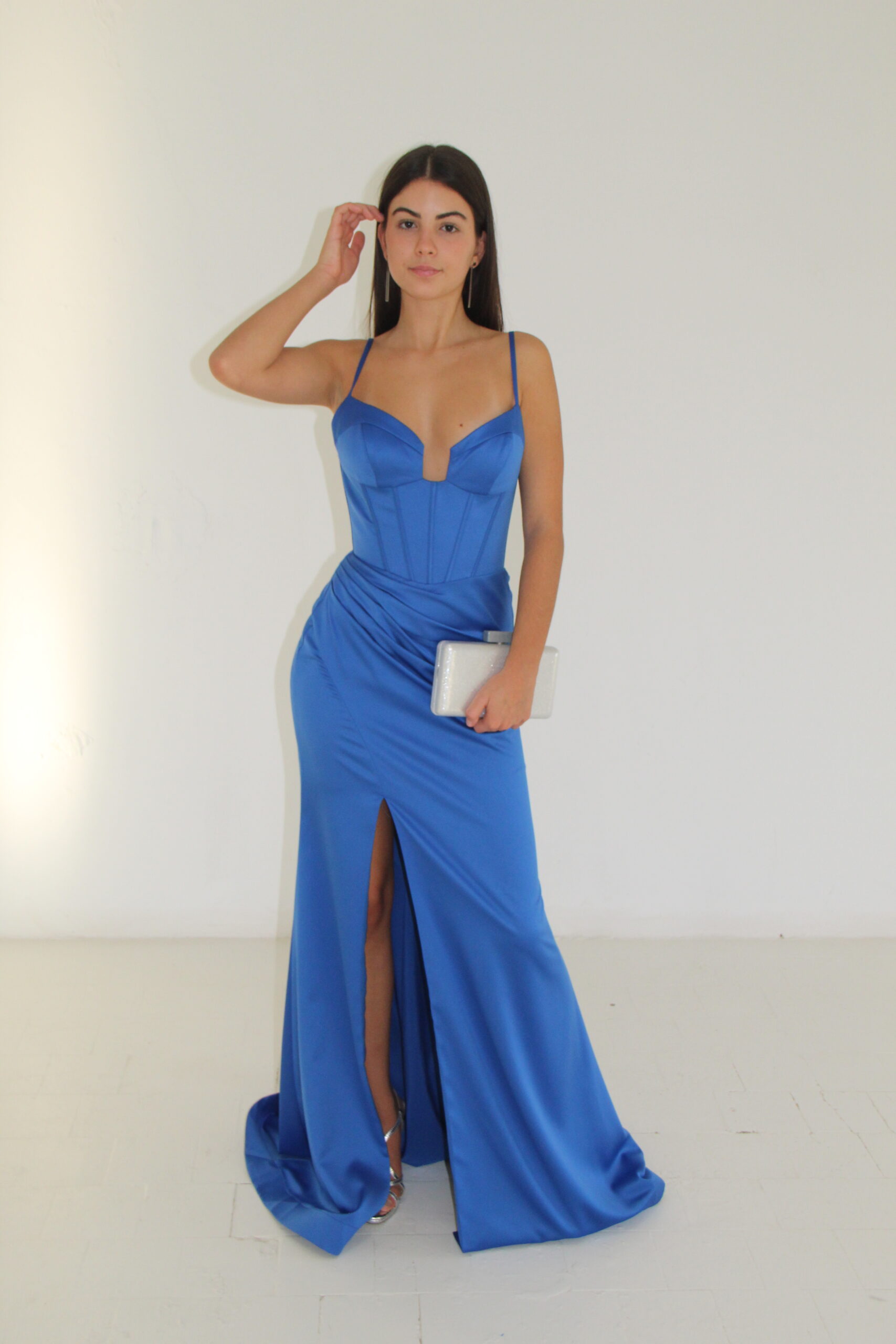 Vestido Azul Ajustado