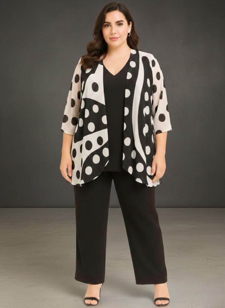 Conjunto Topos Blanco Negro