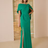 Vestido Verde Recto Largo
