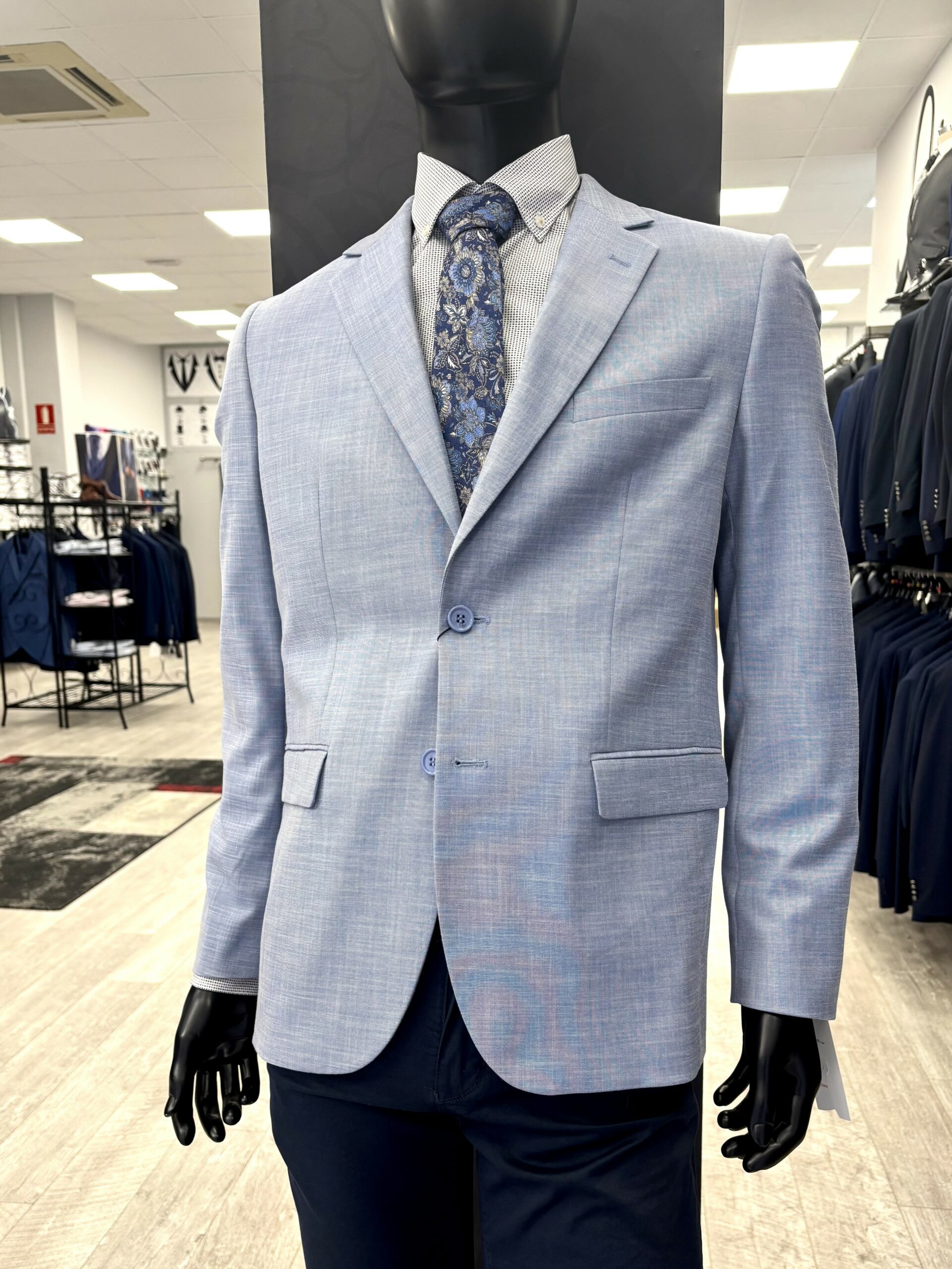 Americana Azul Grisáceo