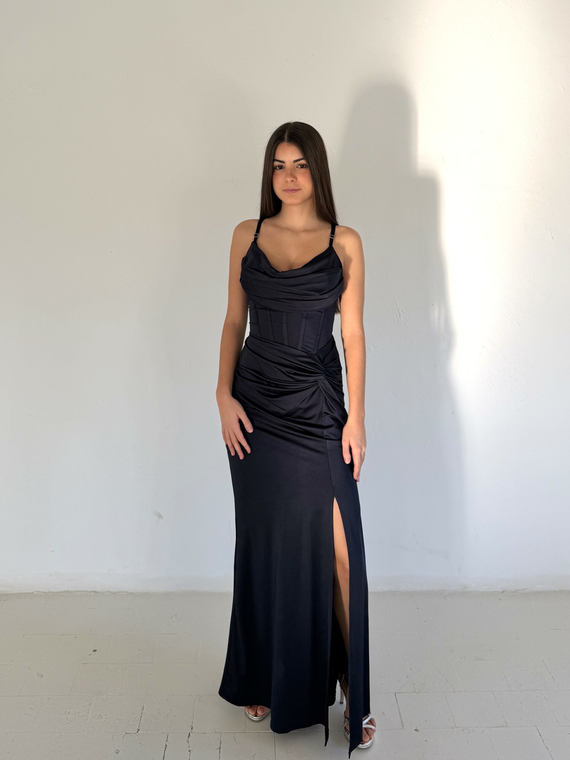 Vestido Azul Marino Corsé