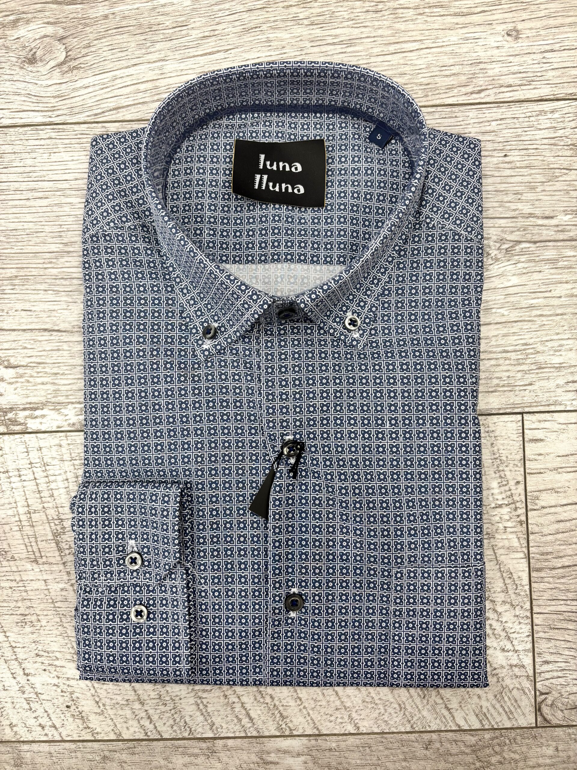 Camisa Azul Fantasía
