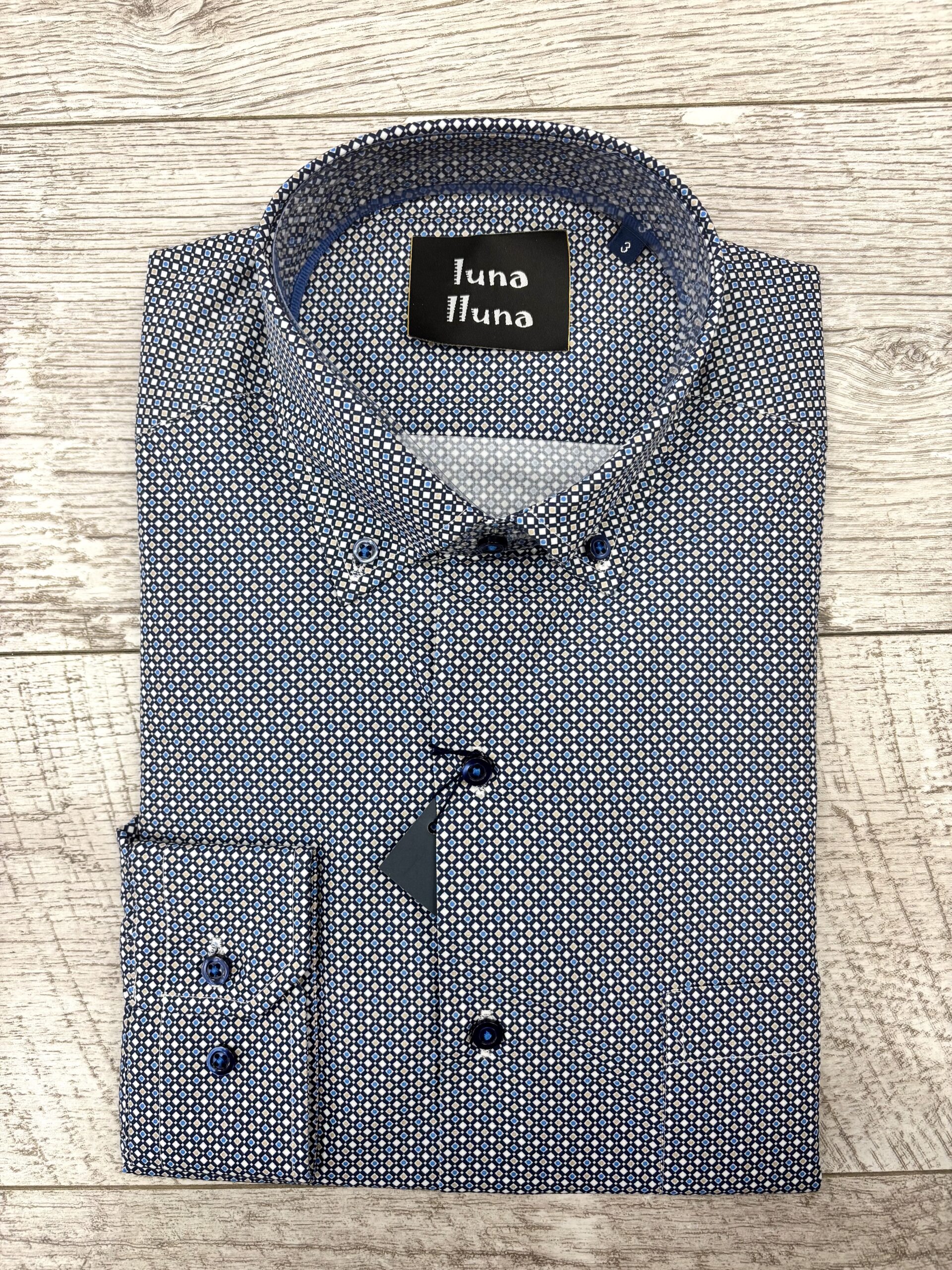 Camisa Marino Dibujo