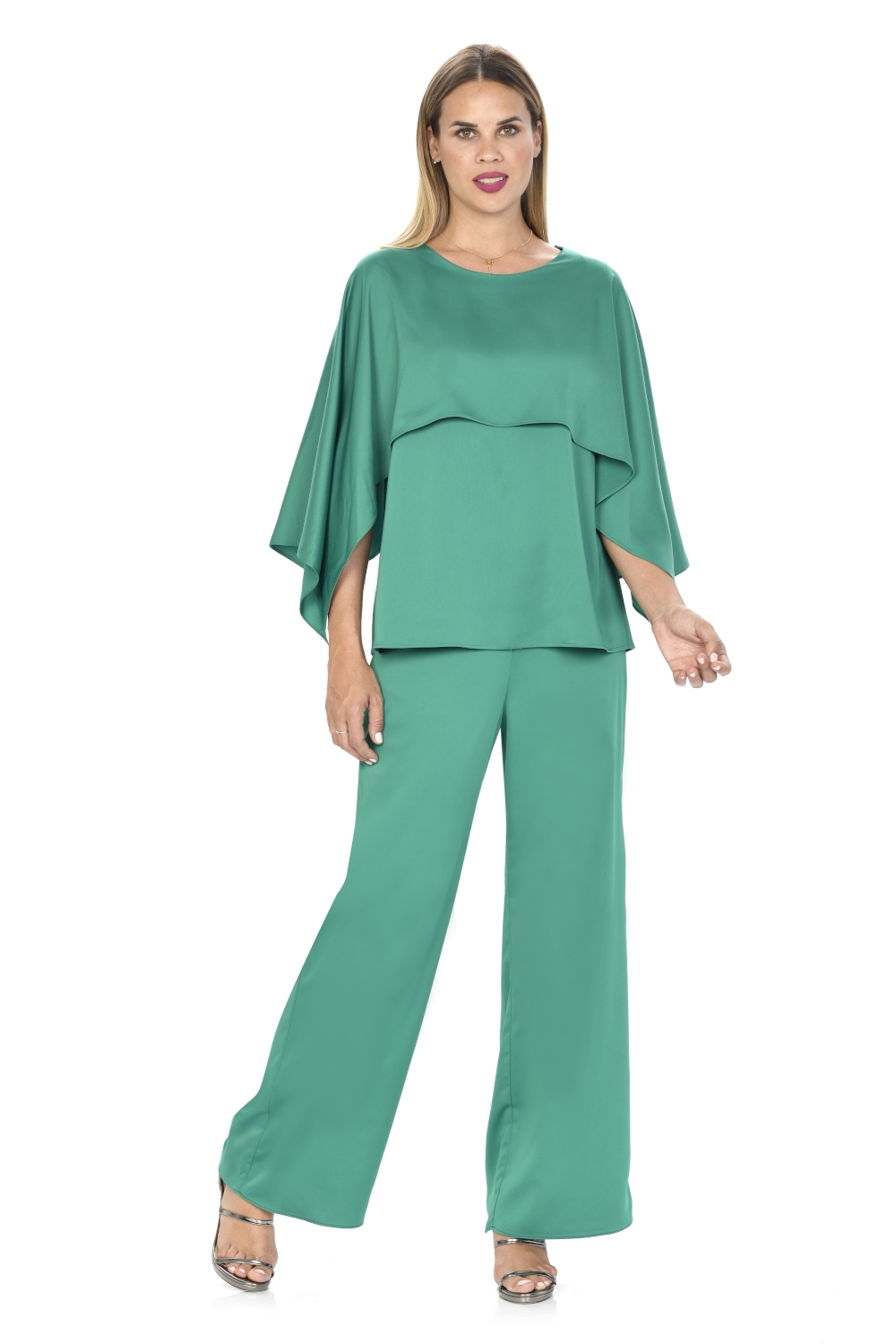 Conjunto Verde Satinado