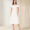 Vestido Blanco Vuelo