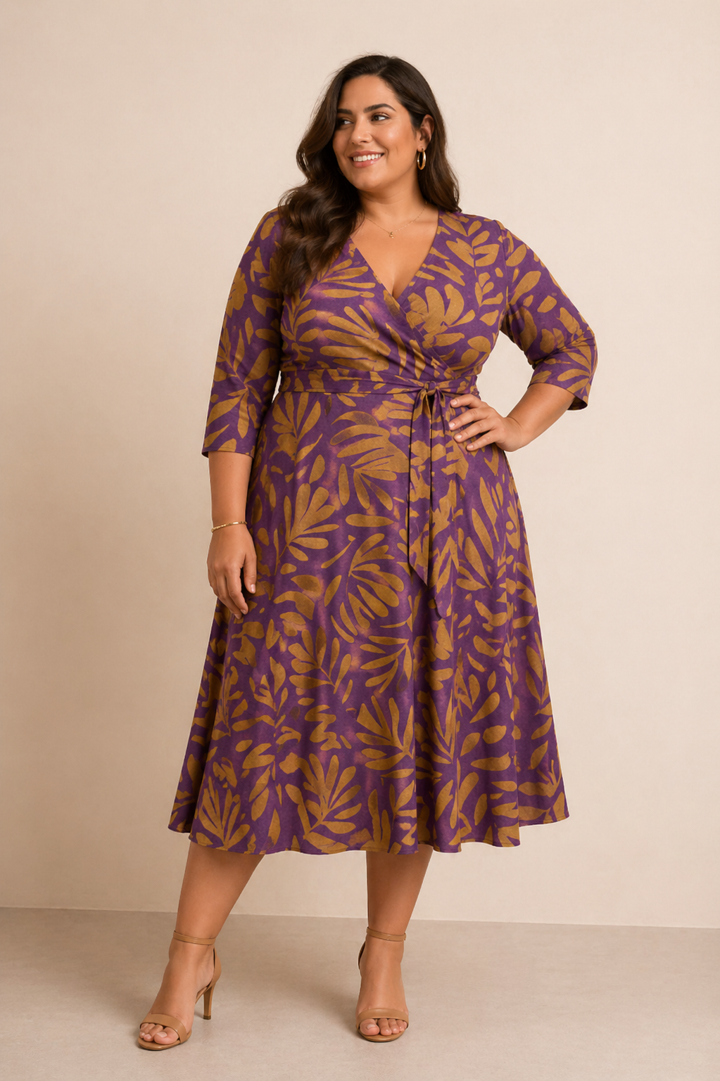 Vestido Morado Vuelo
