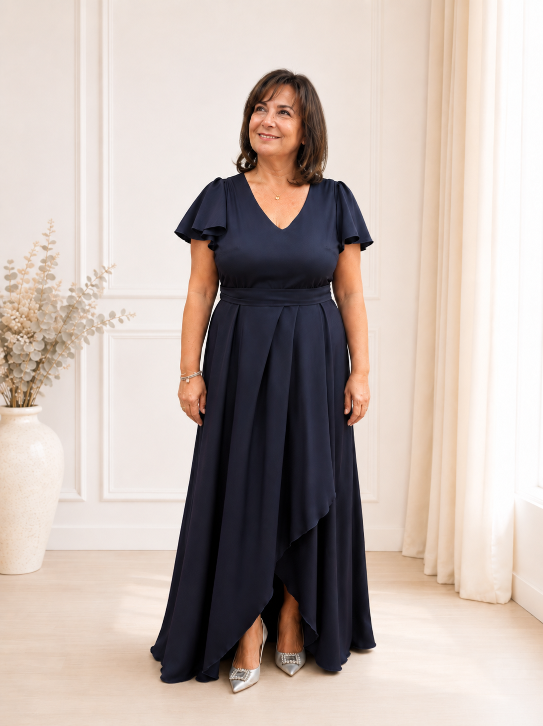 Vestido Largo Desigual