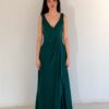 Vestido Largo Drapeado