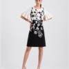 Vestido Bicolor Floral