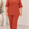 conjunto teja plumas