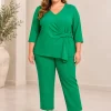 conjunto esmeralda drapeado lateral